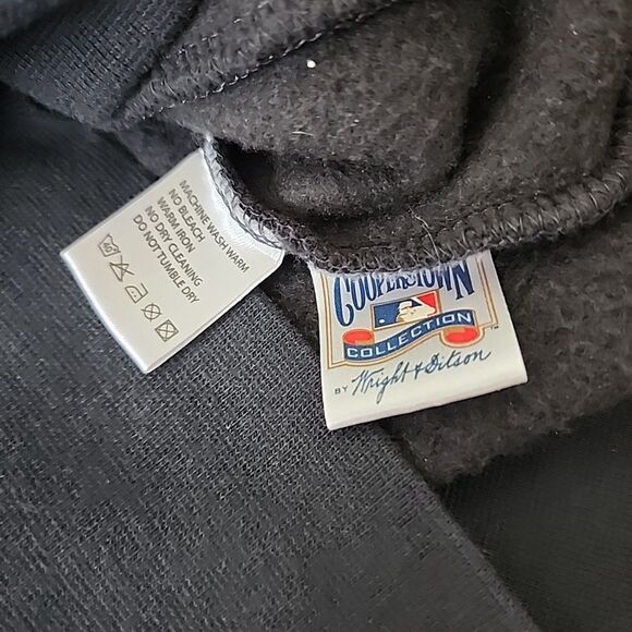 Baltimore Orioles Wright and Ditson Jacket Hoodie L Zip Up Black Cooperstown - Picture 6 of 8